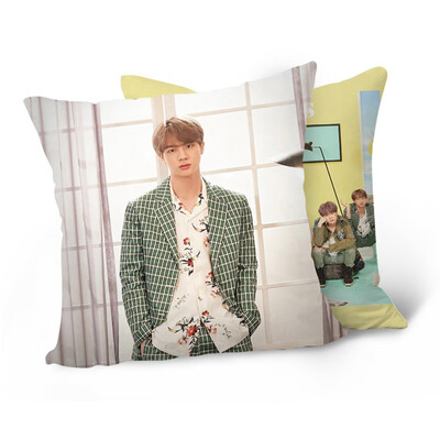 

Kpop BTS Bangtan Boys LOVE YOURSELF Answer Pillow Case Car Sofa Cushion Cover