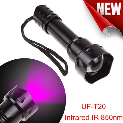 

Saidsome Outdoor UF-T20 Infrared IR 850nm Night Vision Zoom Led Flashlight Lamp flashlight lamp
