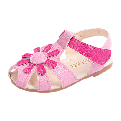 

Toddler Baby Girl Sandals Sunflower Sole Children Princess Sandals Shoes Beach