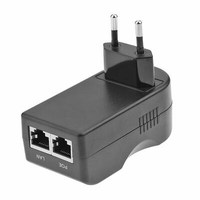 

POE Injector Wall Plug 24V 05A 12W Ethernet Adapter IP Phone Camera Switch