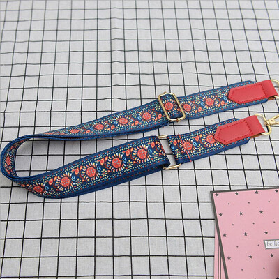 

Tailored Women Lady Colorful Cotton Boho Chain Rivet Strap Belt for Shoulder Bag Handbag