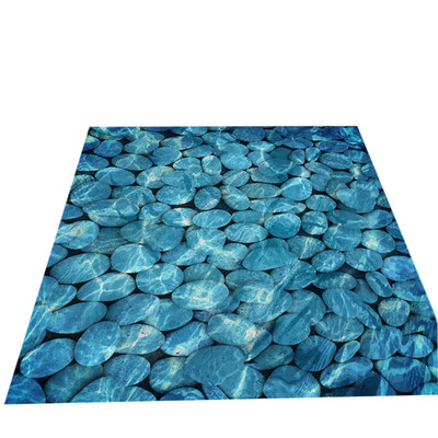 

〖Follure〗Blue Ocean Stone Floor Sticker Bathroom Home Decoration Sticker