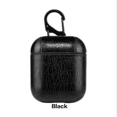 

Silicone Cover For AirPods Charging Case Scratch-proof Shock-proof One-piece Case Skin WithCarabiner