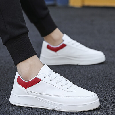 

Small white shoes mens shoes plus velvet cotton shoes 2019 summer Korean version of the trend board shoes mens casual white shoes canvas wild
