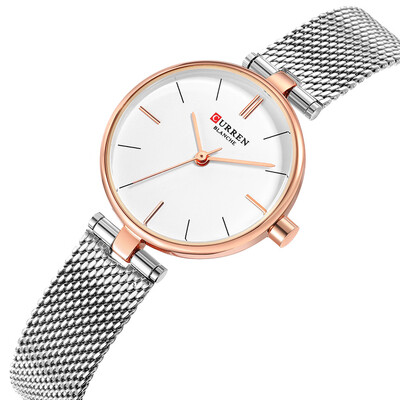 

RM Small Dial Net With Watch Waterproof Ultra Thin Fashion Watch Female Watch