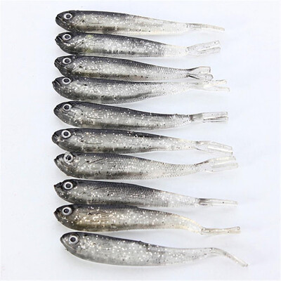 

10 PcsSet Soft PVC material Soft Lure 60g for Fishing Fishing Wor Jig Head Soft Lure Fly Fishing Bait Fishing Lures
