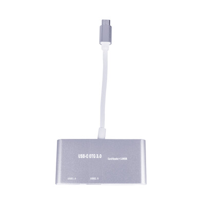 

USB 31 Type-C to USB 30 Hub SD TF Memory Card Reader OTG Adapter