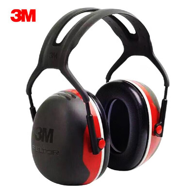 

1Pc 3M PELTOR X3A Overhead Soundproof Earmuffs Noise Reduction Earmuffs 28dB NRR Adjustable Headband Comfortable for Shooting Indu