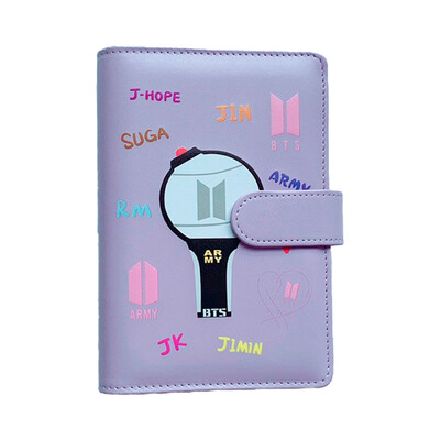 

Kpop BTS NotebookJournal Bangtan Boy Jungkook Jimin V Suga Jin J-Hope Rap Monster Hardcover Dotted Grid Notebook