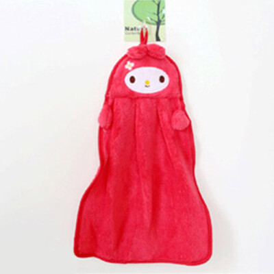 

Cute Animal Hand Towel Cartoon Hanging Baby Face Kids Washcloth Bath Water Dry