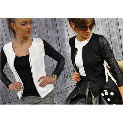 

Women Casual Jackets Long Sleeve Blazer Short Suit Coat Slim Top