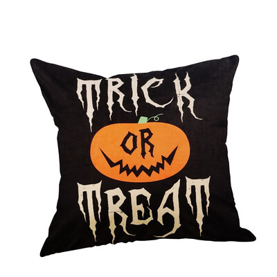 

〖Follure〗Halloween Pillow Cases Linen Sofa Pumpkin ghosts Cushion Cover Home Decor