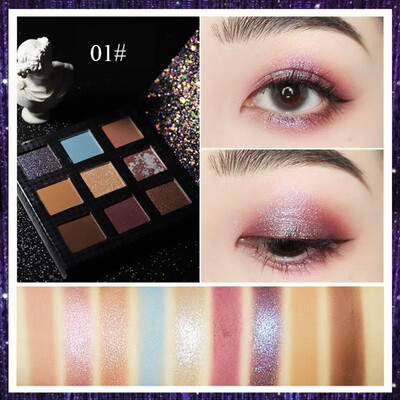 

9color Symphony Profesional Matte Long Lasting Waterproof Eye Shadow Natural Eye Makeup Palette Comestic