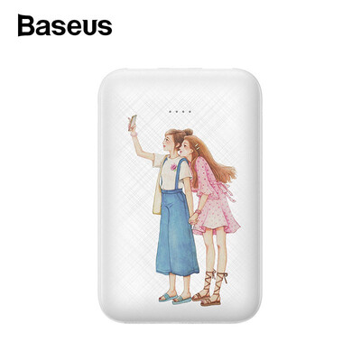 

Baseus Mini JA Illustration mobile phone dual USB charging Power Bank with 10000mAh