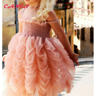 

Toddler Infant Kids Baby Girls Summer Dress Princess Party Wedding Tutu Dresses