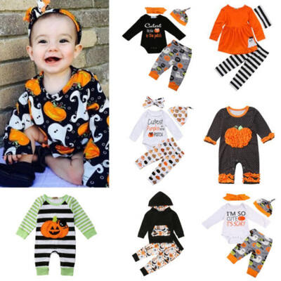 

Halloween Newborn Baby Boy Girl Romper Jumpsuit Bodysuit Pants Clothes Outfits