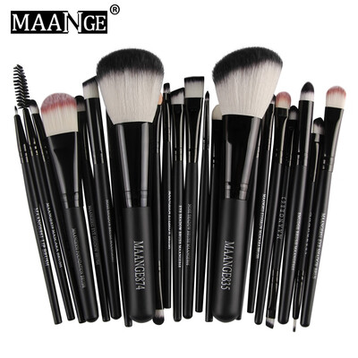 

MAANGE 22pcs Foundation Blush Eye Shadow Lip Makeup Brushes Cosmetic Tools