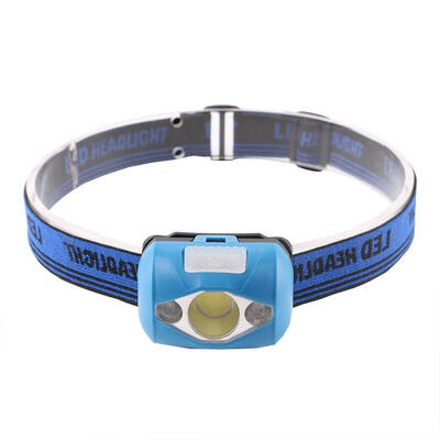 

Mini Portable COB 2R LED Headlamps With Red Warning Light Outdoor Waterproof Lighting