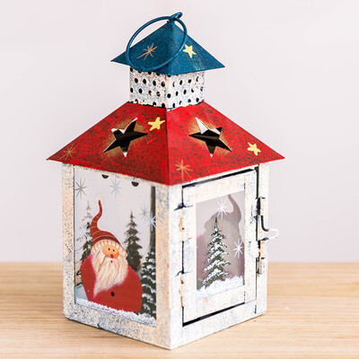 

〖Follure〗Windproof Candle Holder Ornaments Christmas Lights Candlestick Crafts Home Decor