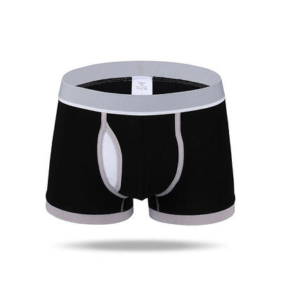 

Mens Stretchy Cotton Boxer Briefs Breathable Tagless Short Leg Underwear
