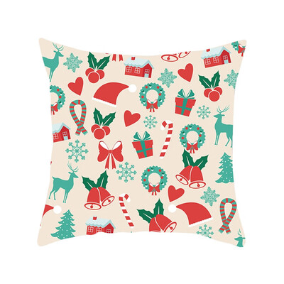 

〖Follure〗Merry Christmas Pillow Cases Nordic Sofa Cushion Cover Home Decoration
