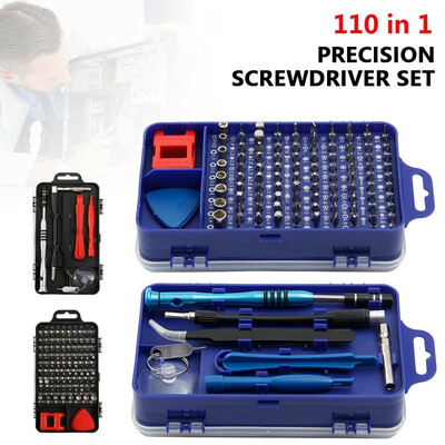 

110 In 1 Precision Screwdriver Set with Magnetic Driver Kit