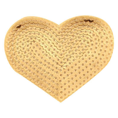 

Love Five-Pointed Star Sequined Cloth Stickers Embroidered Stick-on Patch Clothing Sewing Accessories