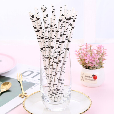 

Toponeto 25pcs Disposable Drinking Straws Home Bar Party Cocktail Drink Straw