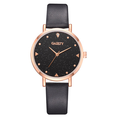

Quartz watch temperament ladies watch new simple pu belt ladies watch quartz watch