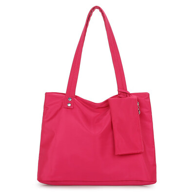 

Tailored 2Pcs Men Women Oxford Solid Waterproof Large Capacity Shoulder Bag Casual Totes