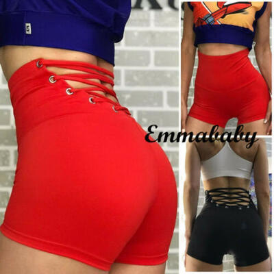 

Women Sexy Shorts Yoga Workout GYM Sports Leggings High Waist Shorts Hot Pants