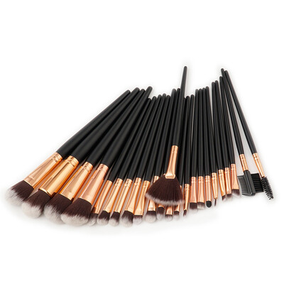 

〖Follure〗New 24Pcs Pencil Foundation Eye shadow Makeup Brushes Eyeliner Brush