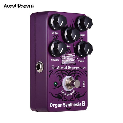 

Aural Dream Organ Synthesis B Digital Guitar Effects Pedal with POP Jazz Jim Jazz Pink Floyd Groovy&Funky&Funky Comping True