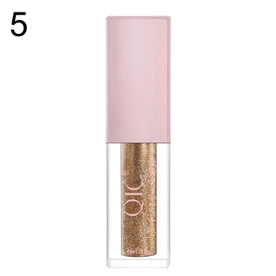 

Glitter Colored Metallic Liquid Eyeshadow Shimmers Long Lasting Makeup Cosmetic