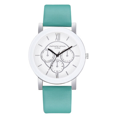 

High Quality Watches Women Simple Scale Dial Ladies Quartz Wristwatch Featured Clock Leather Strap Business Zegarki Damskie
