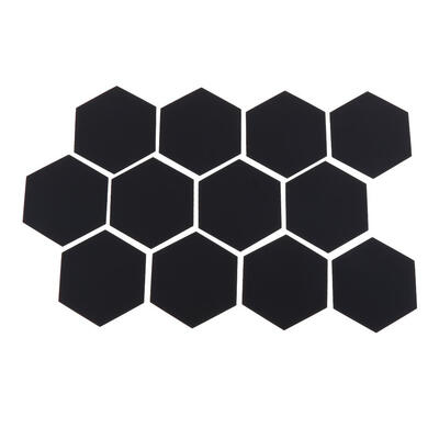 

12pcs 3D Plastic Hexagon Mirror Wall Stickers DIY Art Bedroom Decor