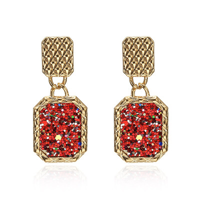 

2019 Hot Fashion Statement Earrings Big Geometric earrings For Women Hanging Dangle Earrings Drop Earring modern Jewelry
