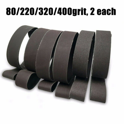 

8 Stück Schleifbänder Gewebebänder 180050mm Körnung P180-400 Aluminiumoxid