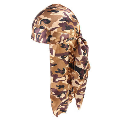 

MenWomen Silk Laser Polyester Bandana Hat Durag Rag Tail Headwrap Headwear