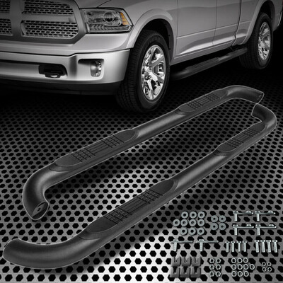 

For 2009-2018 Dodge Ram 1500 Quad Cab Black Side Step Nerf Bar Running Board