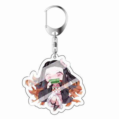 

Fat Bear Anime Demon Slayer Acrylic Keychain Phone Strap Hanging Decor