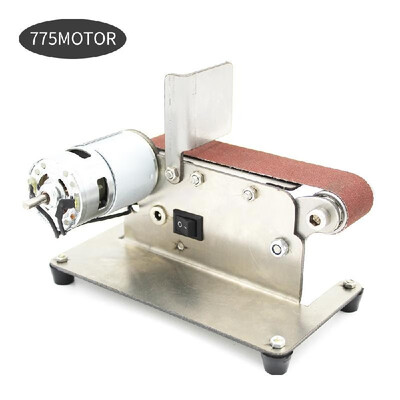 

Horizontal Belt Sander Mini Electric Belt Grinding Sander Multifunctional Grinder DIY Polishing Grinding Machine
