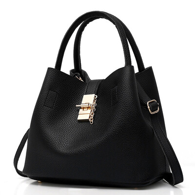 

Gobestart 2Pcs Womens Fashion Leather Shoulder Bags Buns Mother Bag with Handbag