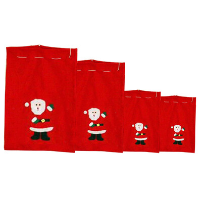

Tailored Christmas Gift Bag Candy Bag Santa Gift Bag Christmas Decoration Cloth Bag