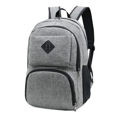 

Computer backpack outdoor Oxford cloth storage anti-theft backpack male bag USB charging