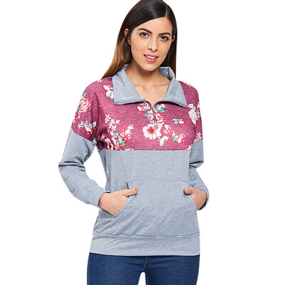 

Kangaroo Pocket Printed Sweatshirt