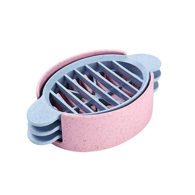 

3 in 1 Wheat Straw Boiled Egg Slicer Cutter Divider Kitchen Gadget Cooking Tool