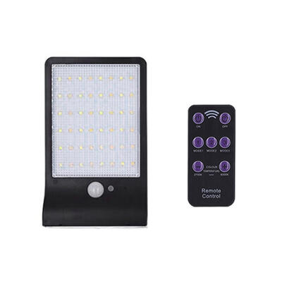 

LED Solar Wall Light Motion Sensor Dimmable Waterproof Street Garden Lamp