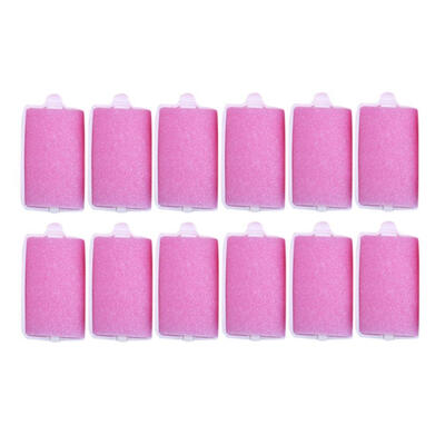 

12pcs Pink Sponge Hair Curler Pear Blossom Roll Natural Beauty Hair Tool