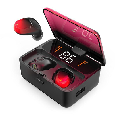 

ES01 TWS Earbuds Touch-controlled True Wireless Earphone IPX5 Waterproof Sports Headset with Mic Charging Box